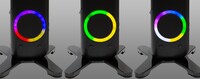 100W SIX-SPEAKER TOWER KARAOKE SYSTEM WITH 2 PRO WIRELESS MICROPHONES FOR SMART TV AND PHONE/TABLET